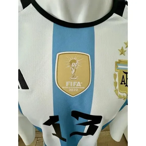 2022 Adidas World Cup 3 STAR Argentina C.Romero S Authentic